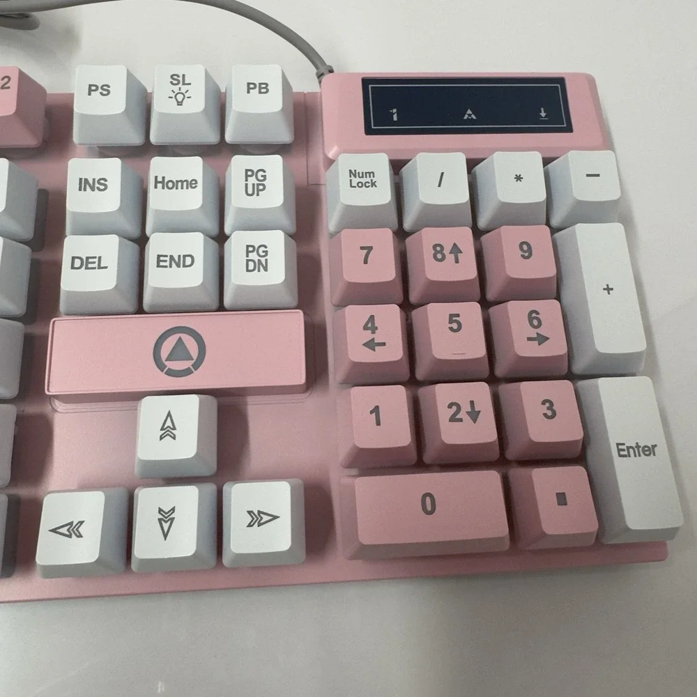 YINDIAO K500 Wired USB E-Sport 7 Colour Backlight Gaming Keyboard